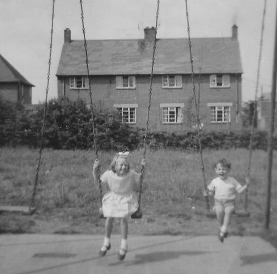 Left to Right     Stewart Pegg, Son of Irene Westbury 